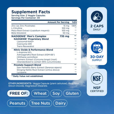 Liposomal NAD+ — Men's Cellular Energy Complex